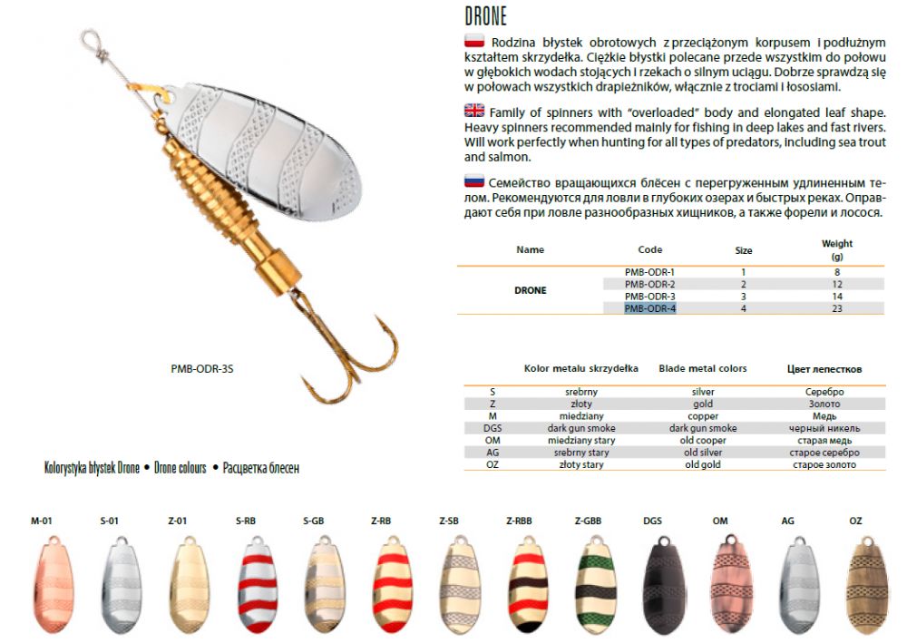 Rotačka DRONE Veľ.3 staro medený Mikado