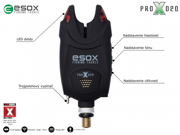 Sada signalizátorov Esox PRO X 020 Set 3+1
