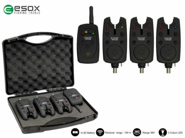 Sada  signalizátorov Esox VIBRO SET 2+1