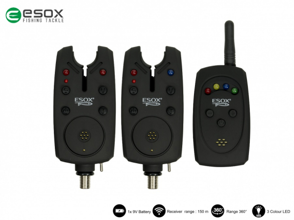 Sada  signalizátorov Esox VIBRO SET 2+1