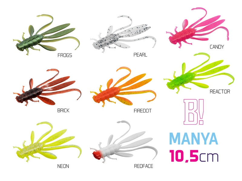 Nymfa Delphin MANYA UVs / 5ks 10.5cm/FROGS