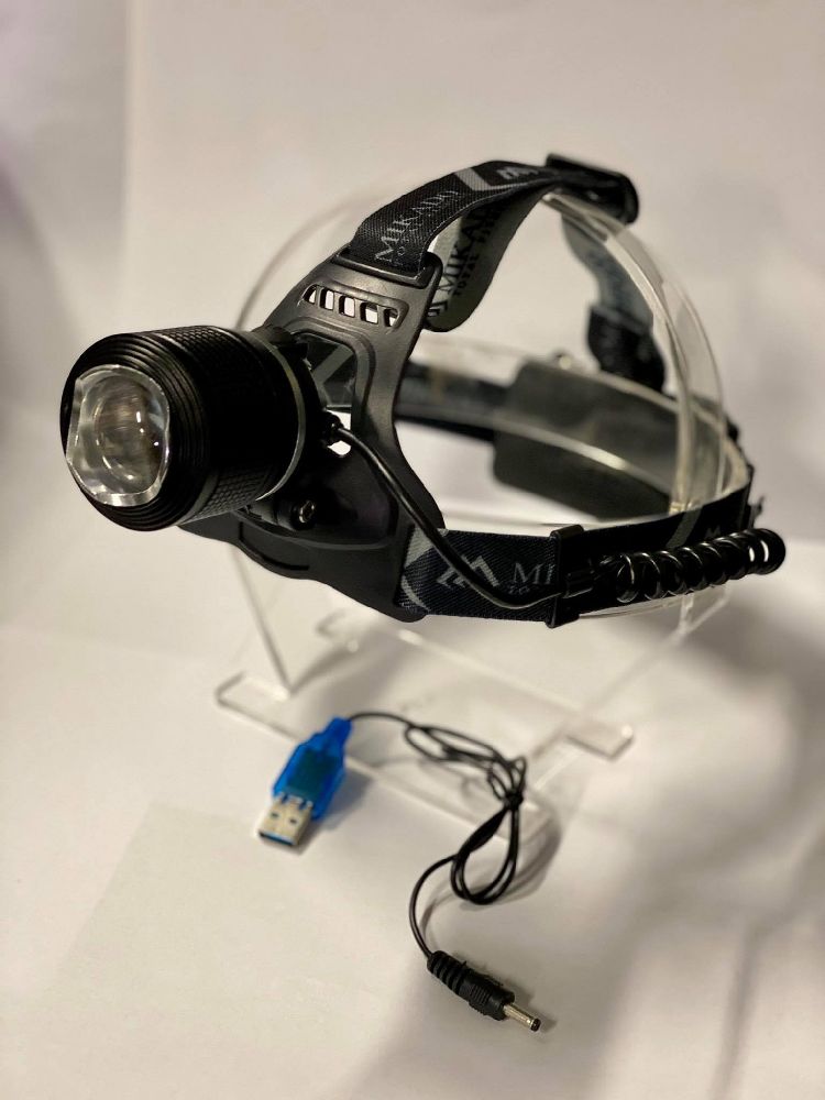 MIKADO Nabíjacia čelovka - HEAD 550 LUM + UV