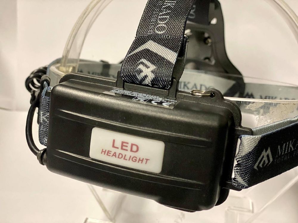 MIKADO Nabíjacia čelovka - HEAD 550 LUM + UV