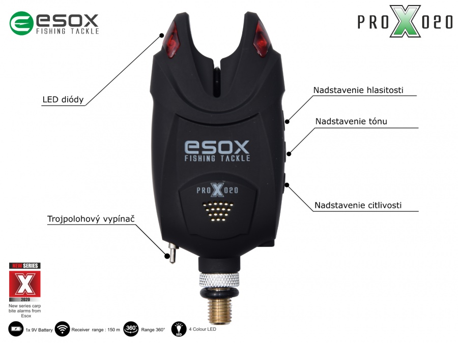 Sada signalizátorov ESOX PRO X 020 4+1