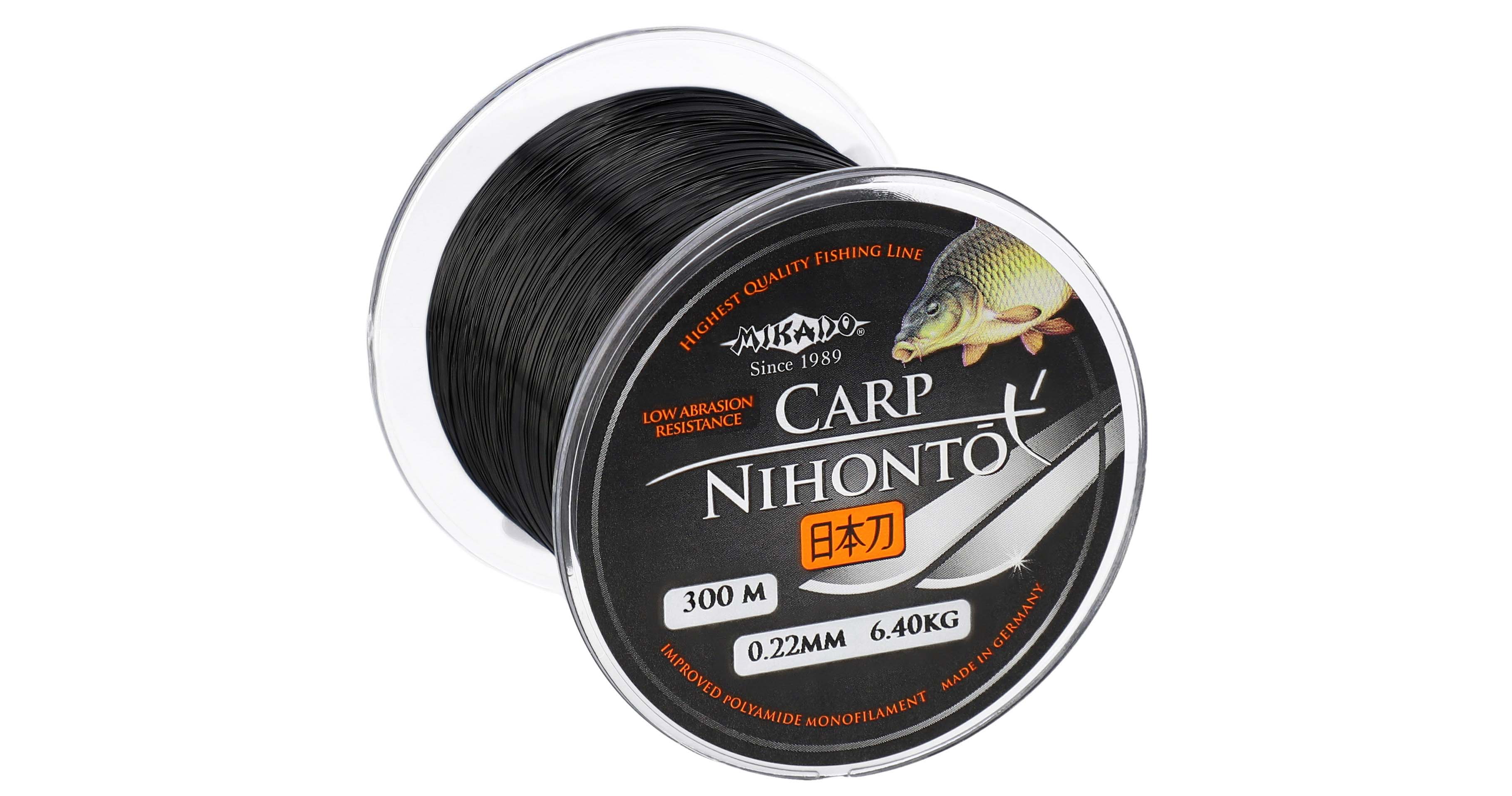 MIKADO Kaprový Vlasec - NIHONTO CARP (čierny) 0.30 300m