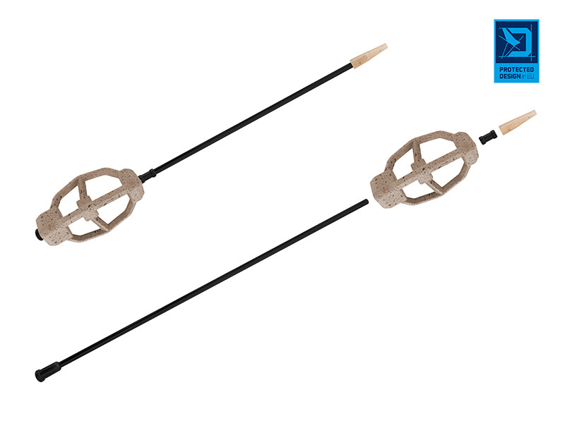 Olovené krmítko s trubičkou Delphin CyberTRIPLE 30g