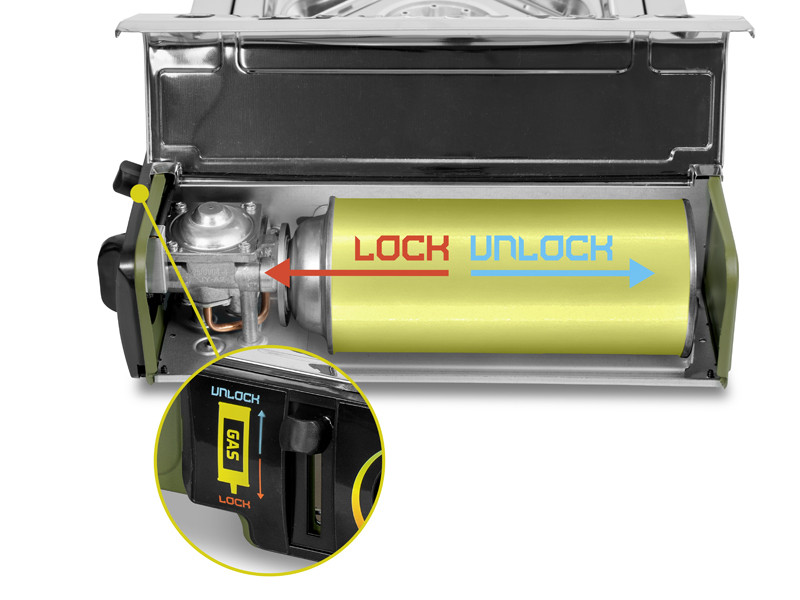 Plynový varič Delphin INOXIA