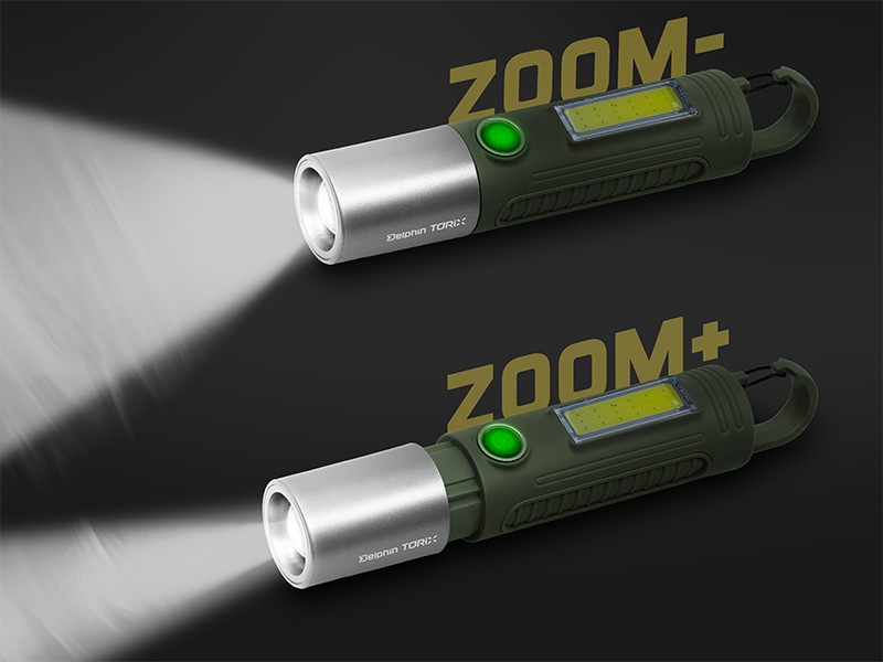 Kempingové svietidlo Delphin Torix 2200 mAh