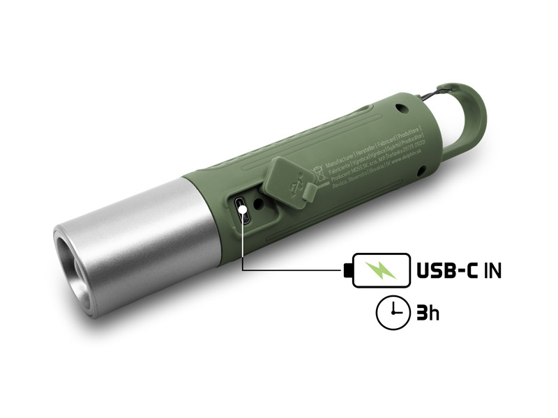 Kempingové svietidlo Delphin Torix 2200 mAh