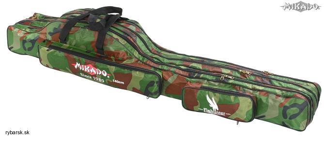 Puzdro na prúty 3.komorové 150cm/camo Mikado