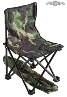 Rybárske skladacie kreslo (36 x 36 x 61 cm)(Camo) Mikado