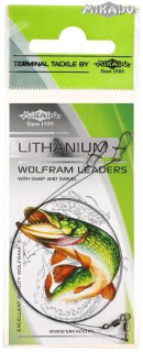 MIKADO Wolframové lanko s karabínou FS 45cm/15kg