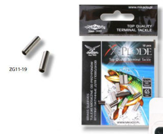 Hliníkové krimplovacie trubičky na oceľové lanko 1.8mm bal.12ks