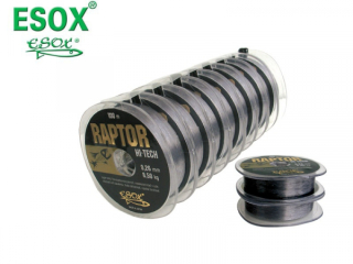 ESOX RAPTOR HI-TECH 100 m,0,24mm / 7,35kg,