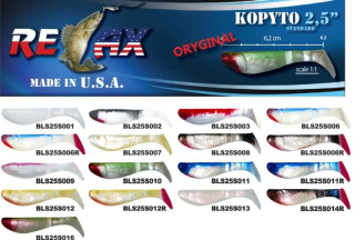 RELAX kopyto RK 2,5 (6,2cm) cena 1ks/bal10ks farba BLS25S012
