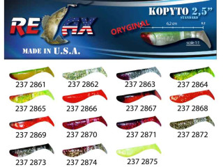 RELAX kopyto RK 2,5 (6,2cm) cena 1ks/bal10ks farba 2864