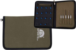 Peračník na nadväzce na boilies+sada ihiel 26x17,5x3cm