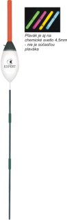 Rybársky balzový plavák (pevný) EXPERT 2,0g/17cm