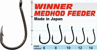 Háčik - Professional Method Feeder MF X7 / 10ks balenie 10ks balenie - MF X7 - veľkosť 6