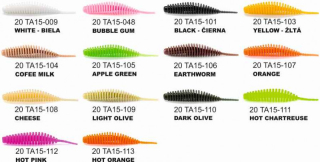 Dipované umelé nástrahy FishUP Tanta 38mm-1,5"/10ks Farba: White