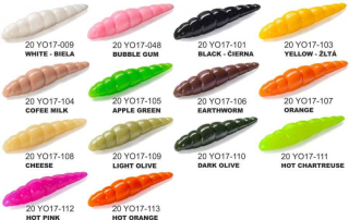 Dipované umelé nástrahy FishUP Yochu 43mm-1,7"/8ks Farba: White