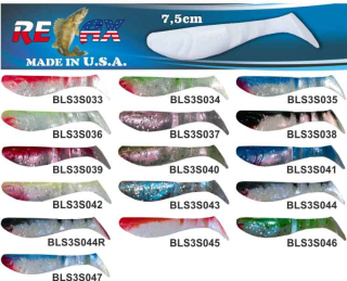 RELAX kopyto RK3-7,5cm - prívlačová nástraha 10ks farba: BLS3S047 - cena za 1ks