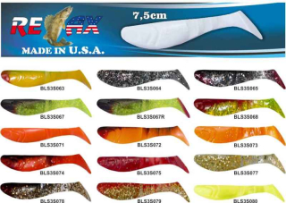 RELAX kopyto RK3-7,5cm - prívlačová nástraha 10ks farba BLS3S065 - cena za 1ks
