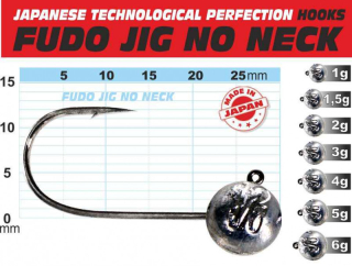 FUDO JIG bez krčku č.2 balenie 5ks Hmotnosť: 1g
