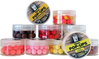 Boilies pop up Crafty Catcher Big Hit 15mm / 35g Raspberry & Black Pepper/Malina & Čierne korenie