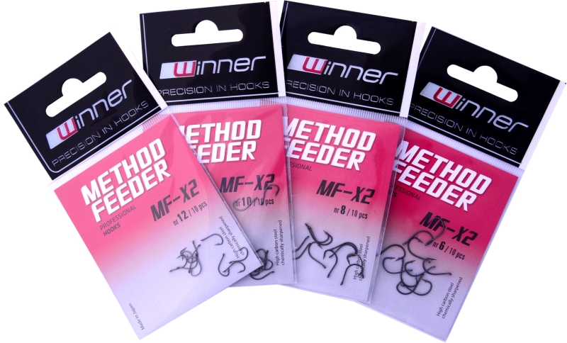 Háčik - Professional Method Feeder MF X2 / 10ks balenie 10ks balenie - MF X2 - veľkosť 12