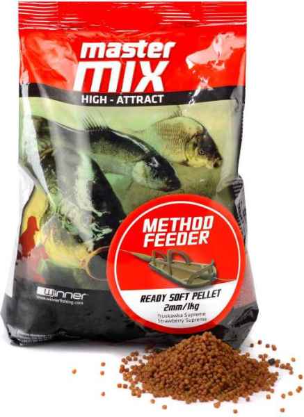Method Feeder Ready Soft Pellet 2mm/1kg mäkké pelety Mulberry Plus/Moruša Plus