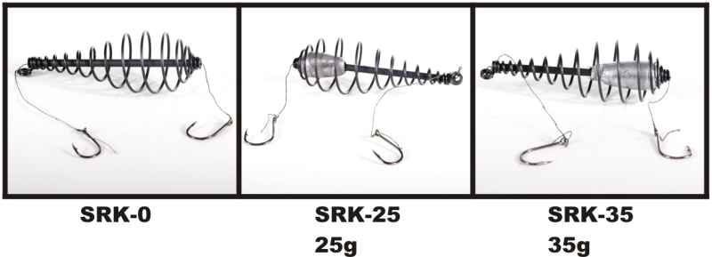 Krmítko Srkačka s dvoma jednohákmi SRK -0 - 1ks Veľkosť 65mm / bez závažia