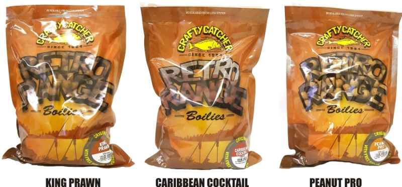 Boilies Crafty Catcher Retro Range 20mm / 1kg Caribbean Cocktail/Karibský koktejl Boilies