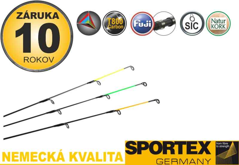 Feeder prúty Xclusive NT Medium Light Feeder 360cm / 60-120g