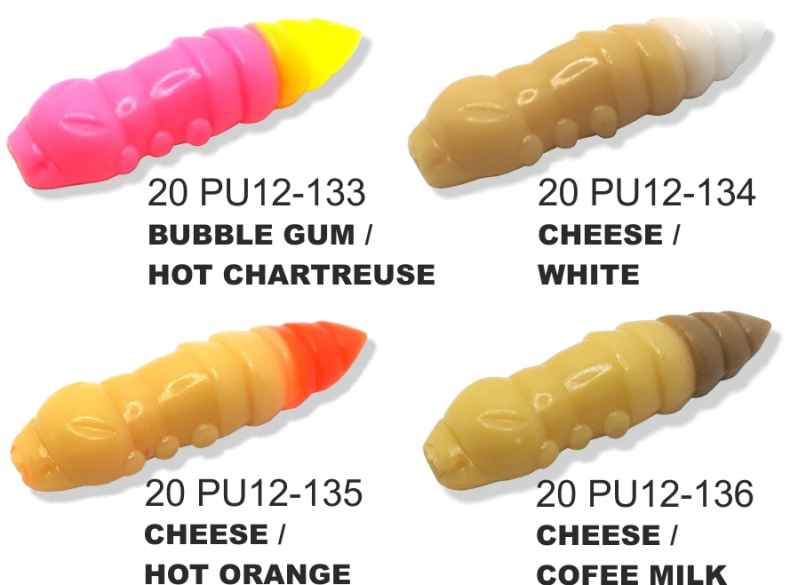 Dipované umelé nástrahy FishUP Pupa 30mm-1,2"/10ks Farba: Yellow