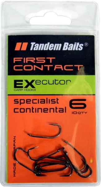 Rybarske háčiky kaprove Specialist Continental TB veľkosť 2, 10ks