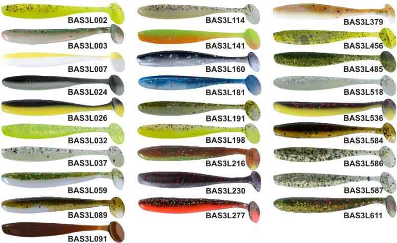 RELAX BASS 9,5cm - nástraha - cena za 1ks - 10ks farba BAS3L141